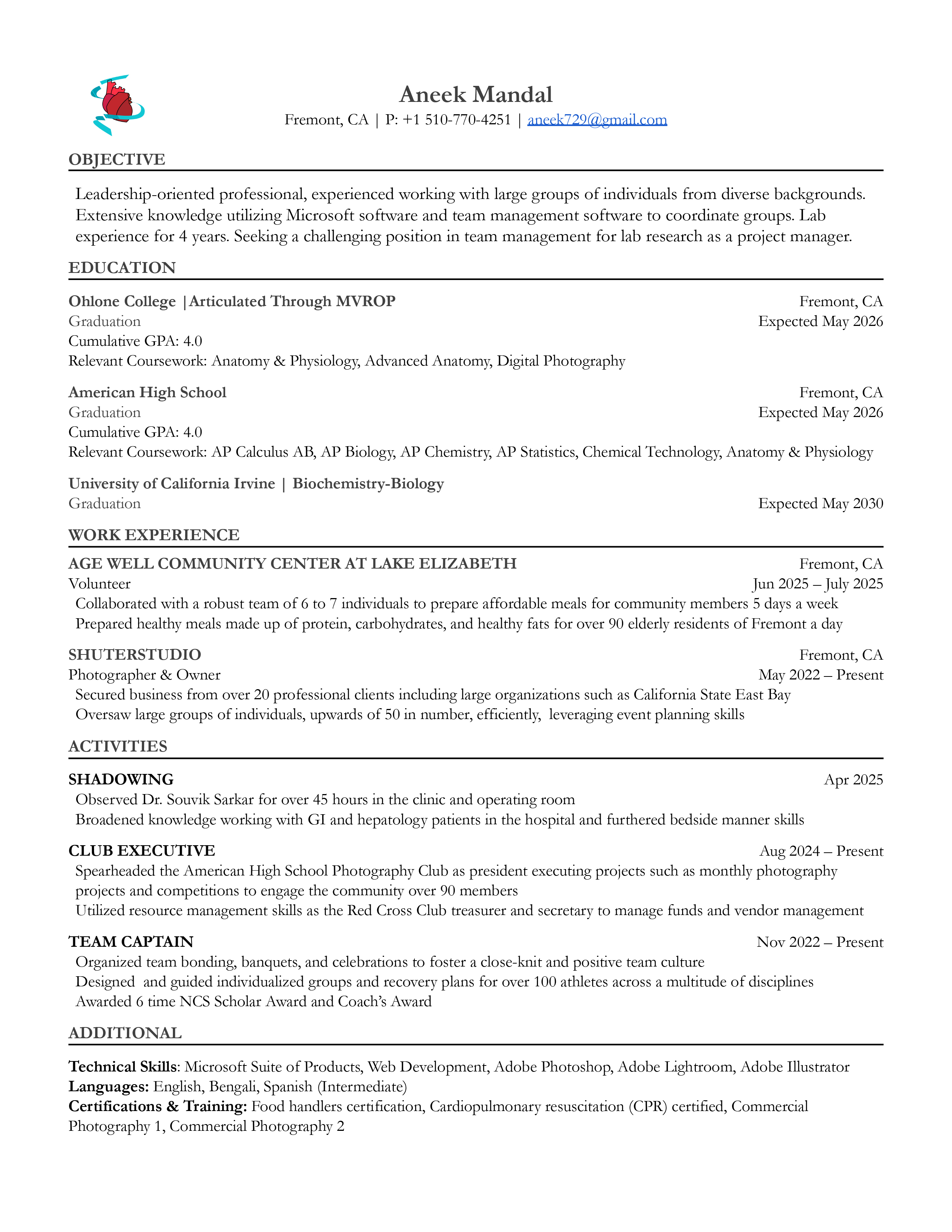 CV